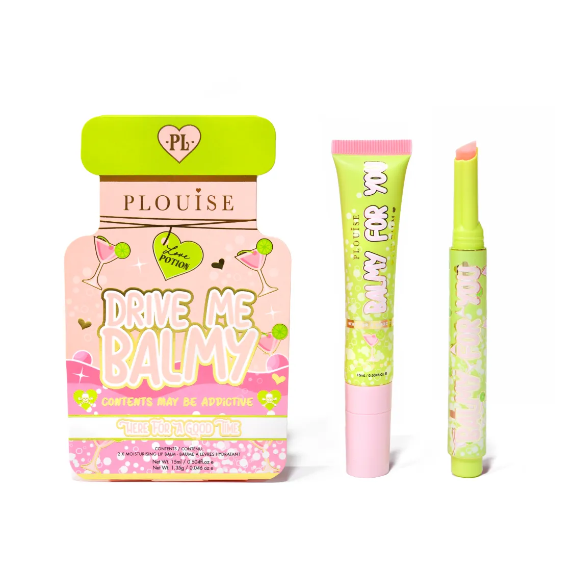 P. Louise P.Louise Drive Me Balmy Lip Balm Duo Clearance